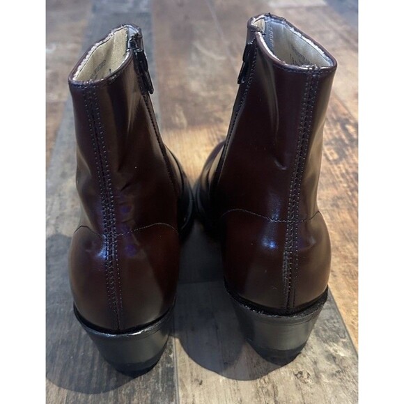 Vintage HANOVER Burgundy Leather 6\